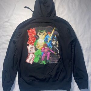 Yu Yu  Hakusho graphic Black Hoodie
